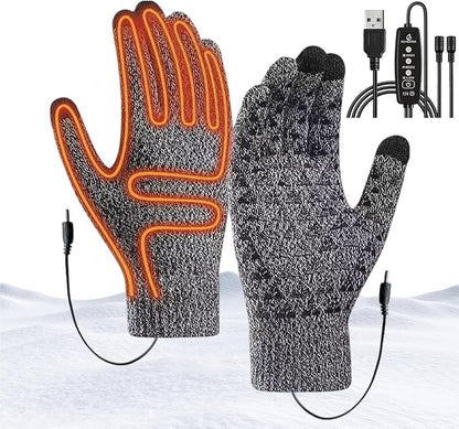 Unisex heated gloves