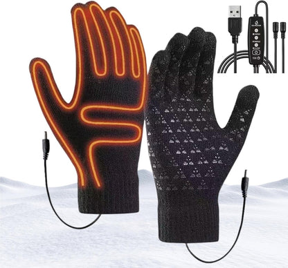 Unisex heated gloves
