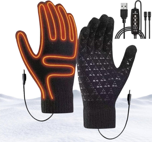 Unisex heated gloves