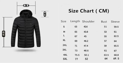 Unisex heated jackets
